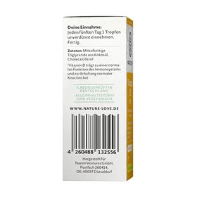 Nature Love Vitamin D3 5000IU 30ml Droppar