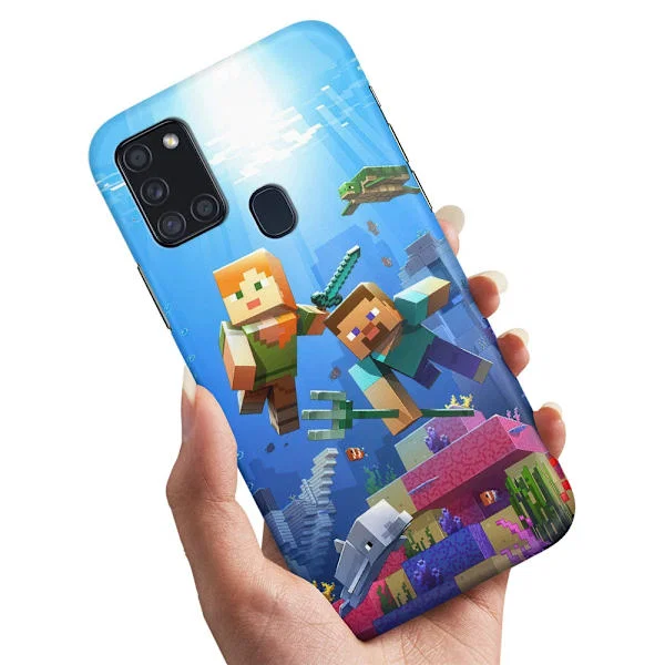 Minecraft Case for Samsung Galaxy A21s