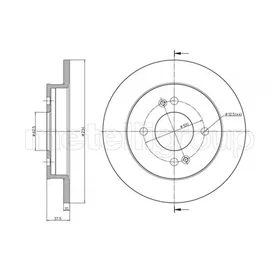 Metelli Bremsskive 23-0929C