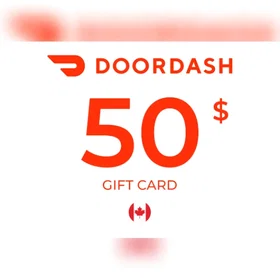 DoorDash Gavekort 50 CAD (CA)