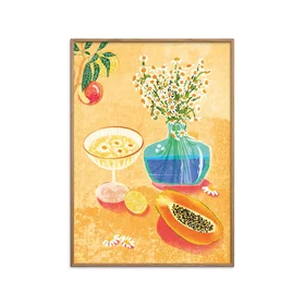Poster & Frame Summer Day Vibes Cadre Chêne 50x70cm