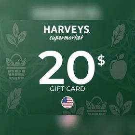 Harvey's Supermarkets Gavekort 20 USD