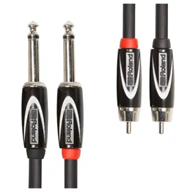 Roland Black Series Dual RCA Interconnect Cable 3m
