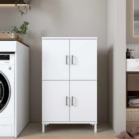 Hanah Home Lunina Hög Skåp 32.5x60x103.6cm Vit (8684284764081)