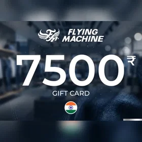 Flying Machine Gift Card 7500 INR