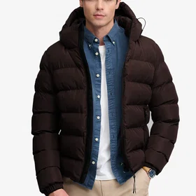 Superdry Hooded Luxe Sports Puffer Jacket (Men's)