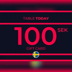 TableToday Gavekort 100 SEK