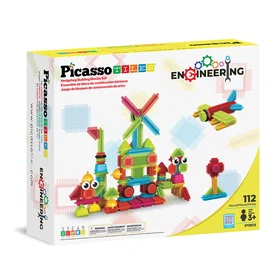 PicassoTiles Bristlelock byggekloss sett PTB112