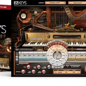 Toontrack EZKeys Hybrid Harp Ljudproduktion Plugin