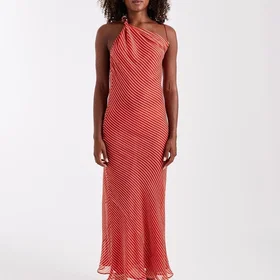 TOPSHOP Tsnana Perlebesat Hals Maxi Kjole
