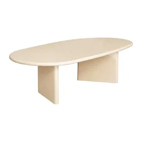 SWEEEK Oval Coffee Table