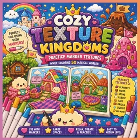 Cozy Kingdom Cozy Texture Kingdoms Färgläggningsbok