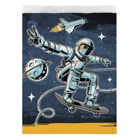 Haza Witbaard Ribbon Banner Space Skater Shaped PC360516
