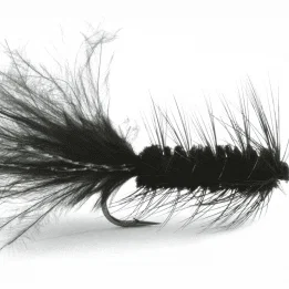 Umpqua Flies Wooly Bugger Svart Fluga