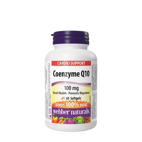 Webber Naturals Coenzyme Q10 100mg 60 Softgels