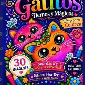 Gatitos Tiernos y Mágicos Färgläggningsbok