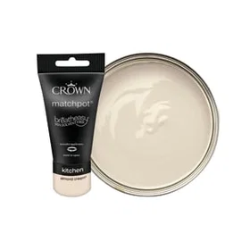 Crown Matt Emulsion Paint Clay White 0.04L