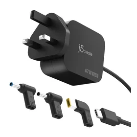 J5Create JUP1565DCF3A-FN GaN USB Charger 67W