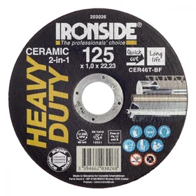 Ironside 203026 Skæreskive Tykkelse 1,0 mm