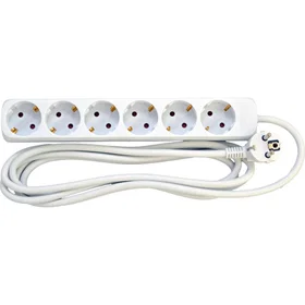 Thorkild 6228302610 6-sokkel Schuko 3m