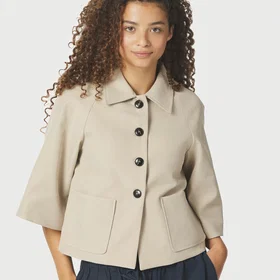 Neo Noir Rosemma Trench Mini Jakke (Dame)