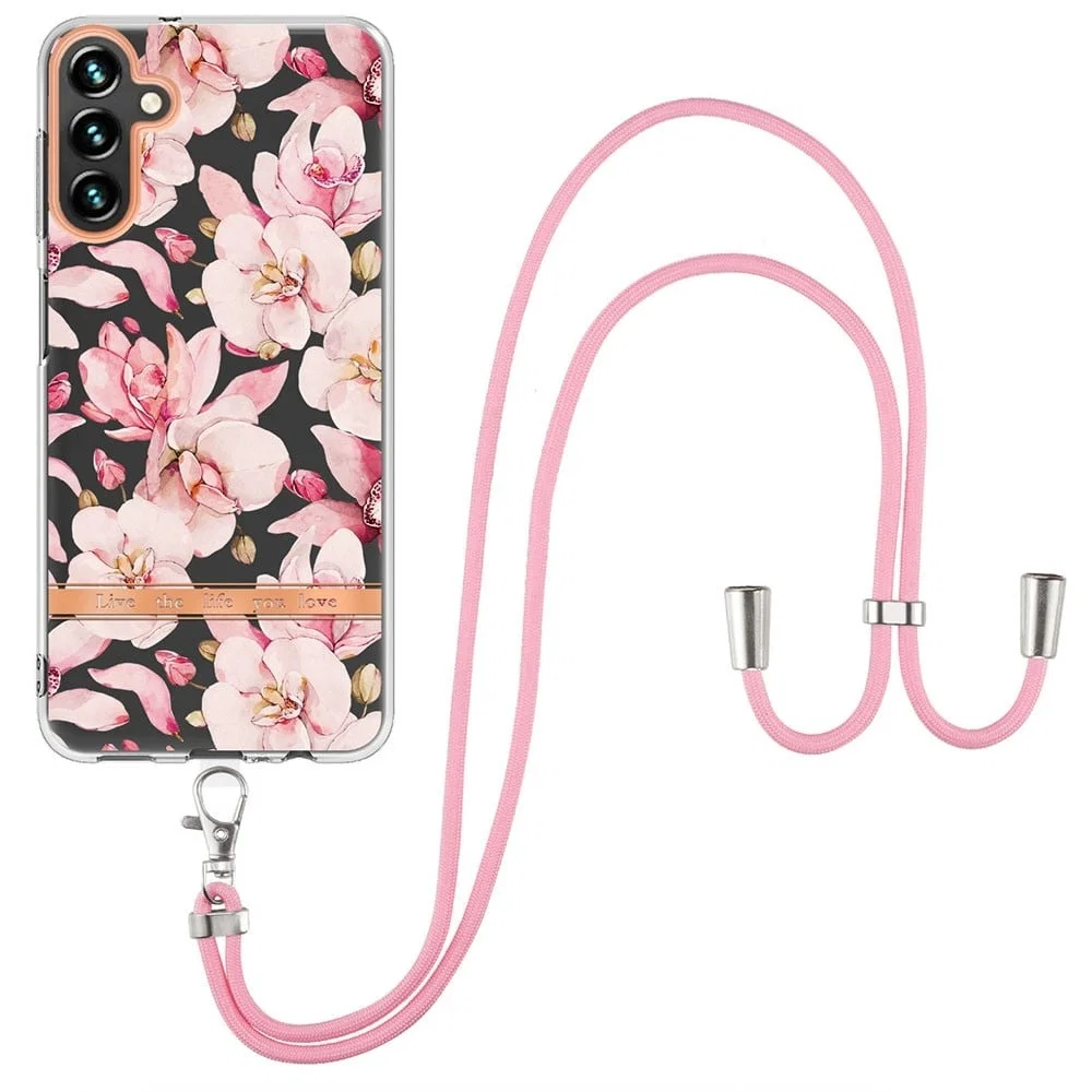 Gardenia Soft Case with Lanyard for Samsung Galaxy A13 5G