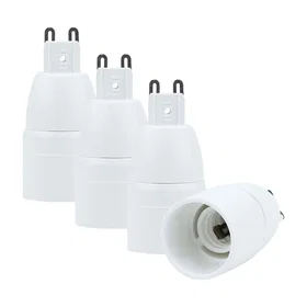 Intirilife Lamp Socket Adapter E14 to G9 4 Pack White