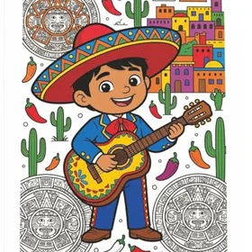 MI Mundo, Color: ¡La Aventura Comienza! Färgläggningsbok