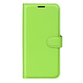Eiderwood Litchi Flip-etui med Kortholder & Stativfunksjon for iPhone Air