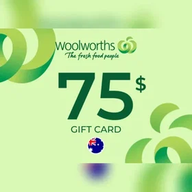 Woolworths Supermarket Gavekort 75 AUD