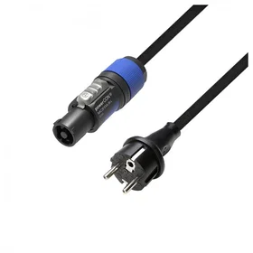 Adam Hall 5 STAR Neutrik PowerCON til CEE 7/7 Strømkabel 5m