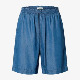 Selected Jeansshorts Lyocell Denim Elastisk Snör Shorts (Dam)