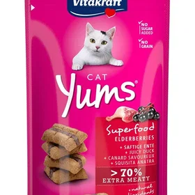 Vitakraft Cat Yums Superfood med And og Hagtorn 40g