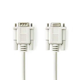 Nedis D-SUB 9-Pin Male till Female Seriell Kabel 2m CCGL52010IV20