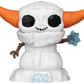 Funko POP! Vinylfigur: Star Wars: The Mandalorian Holiday Grogu snowman (The Child)