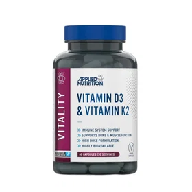 Applied Nutrition Vitamin D3 & Vitamin K2 60 Capsules