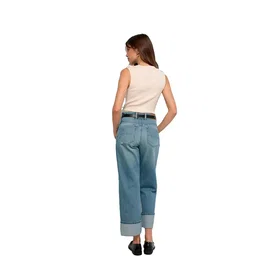 Salsa Jeans Ribbstickad Västtopp (Dam)