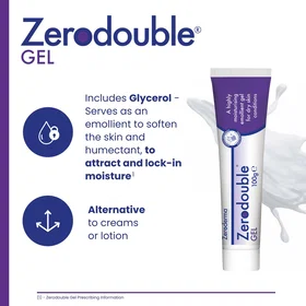 Zeroderma Zerodouble Emollient Gel Moisturizer 100g