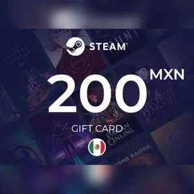 Steam Wallet Gift Card - 200 MXN