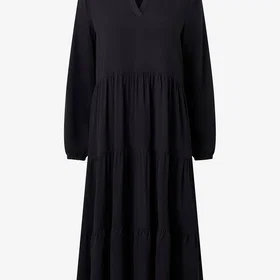 Saint Tropez Edina V Hals Volangermel Maxi Kjole