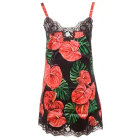 Dolce & Gabbana 747447 Ärmlös Blomsterklänning