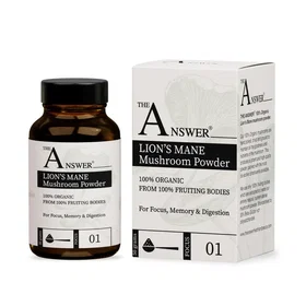 The Answer Lion's Mane Mushroom 1000mg 50g Pulver