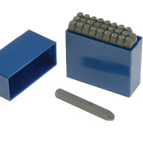 Priory 181- Letter Punch Set 10.0mm Blue
