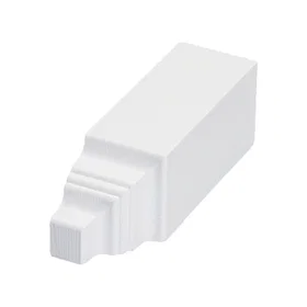 Sjølingstad Kantliste Laminat 40x40x130mm Hvit