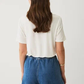 Ellos Collection Jeansshorts Avslappnad Passform med Dragsko Shorts (Dam)