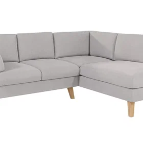 S-Style Canapé d'angle en microfibre
