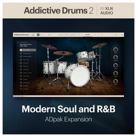 XLN Audio Addictive Drums 2 Modern Soul and R&B Audio Production Software