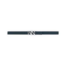 Armani Exchange Glat Læderbælte