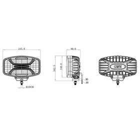 Ozzo XO1 P Ovalt Ekstra Lys 5000k (88105)