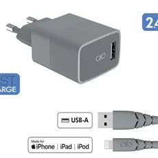 Force FPCSCBLAMFI1.2MRG Câble USB-A vers Lightning 12W